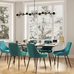 New Eetkamerstoel East Side Petrol-Blauw Kasten|Stoelen
