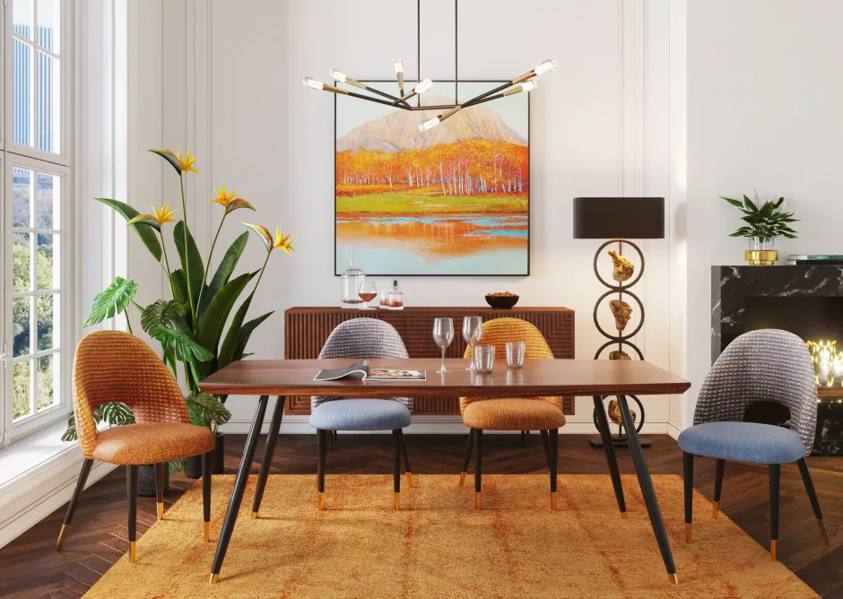Best Sale Eetkamerstoel Hudson Oranje Kasten|Stoelen