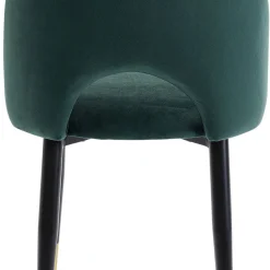 Best Sale Eetkamerstoel Iris Fluweel Groen Kasten|Stoelen