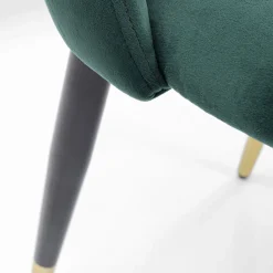 Best Sale Eetkamerstoel Iris Fluweel Groen Kasten|Stoelen