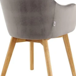 Flash Sale Eetkamerstoel Lady Velvet Grey Kasten|Stoelen