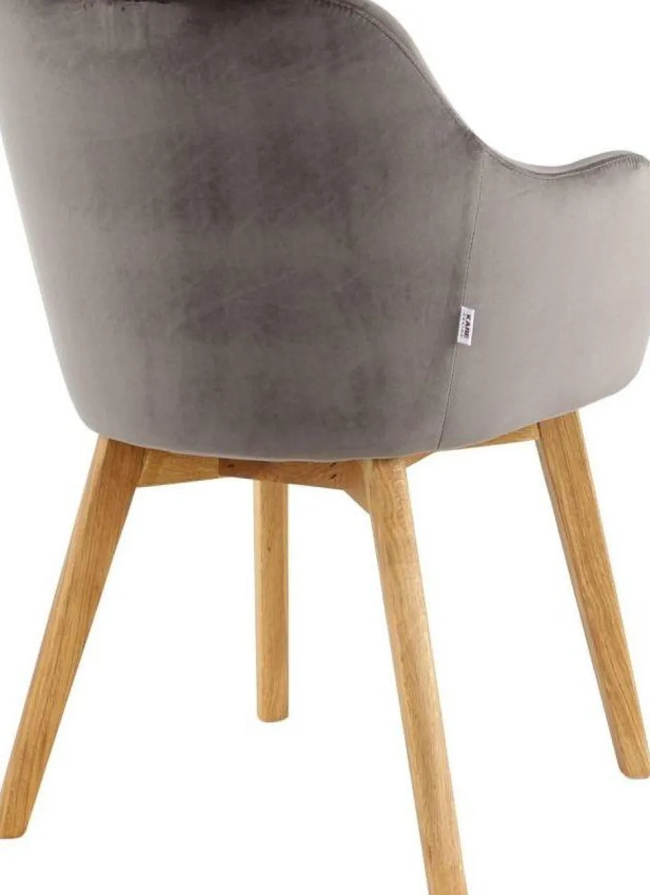 Flash Sale Eetkamerstoel Lady Velvet Grey Kasten|Stoelen
