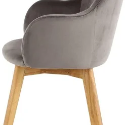 Flash Sale Eetkamerstoel Lady Velvet Grey Kasten|Stoelen