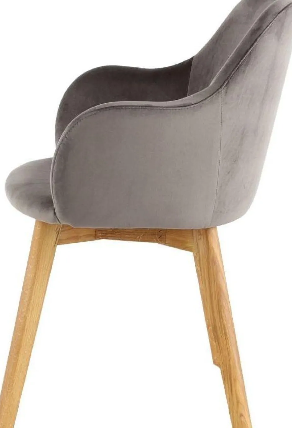 Flash Sale Eetkamerstoel Lady Velvet Grey Kasten|Stoelen