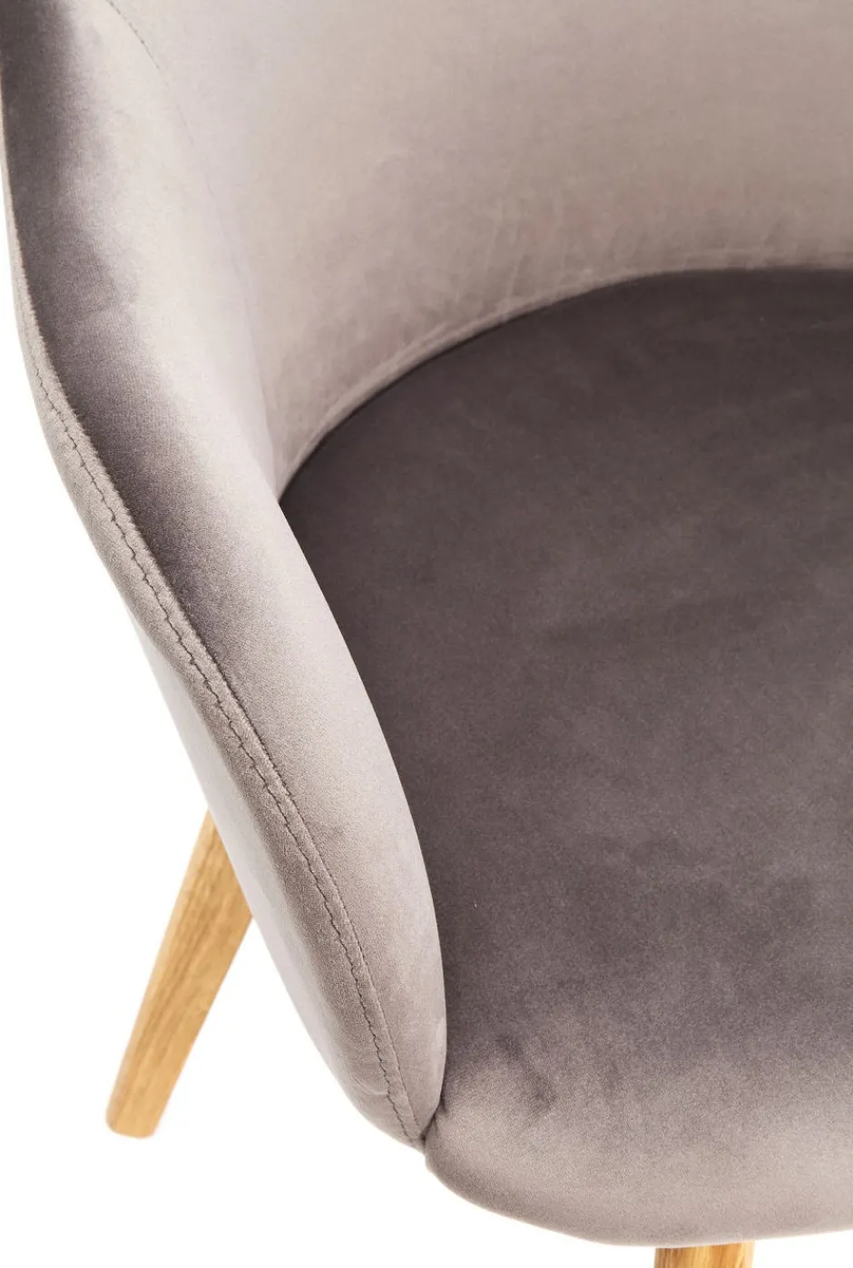 Flash Sale Eetkamerstoel Lady Velvet Grey Kasten|Stoelen