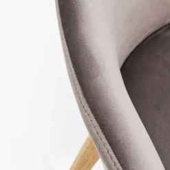 Flash Sale Eetkamerstoel Lady Velvet Grey Kasten|Stoelen