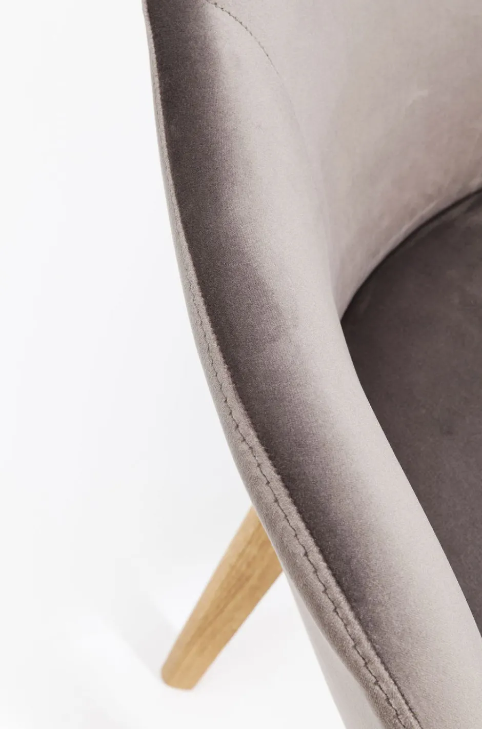 Flash Sale Eetkamerstoel Lady Velvet Grey Kasten|Stoelen