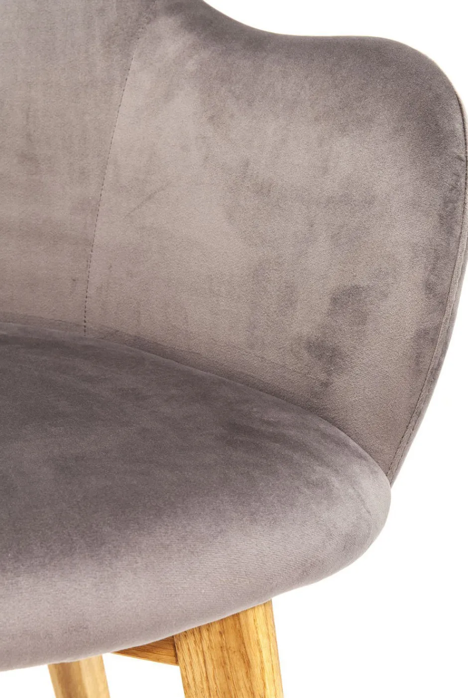 Flash Sale Eetkamerstoel Lady Velvet Grey Kasten|Stoelen