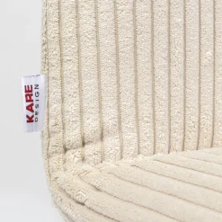 Sale Eetkamerstoel Lara Cord Creme Stoelen|Tuinmeubelen