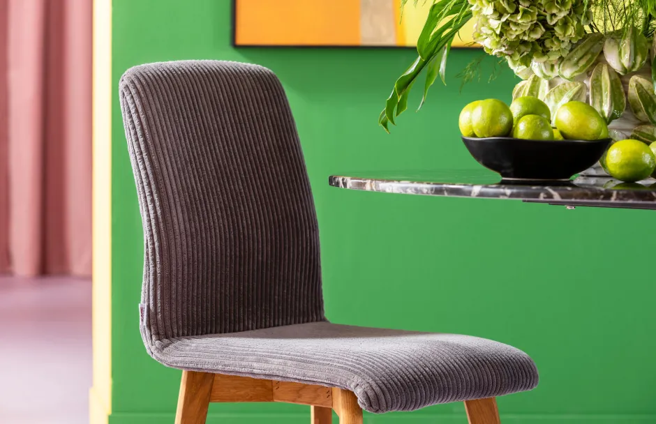 New Eetkamerstoel Lara Cord Grey Stoelen|Tuinmeubelen