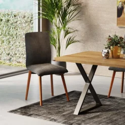 New Eetkamerstoel Lara Cord Grey Stoelen|Tuinmeubelen