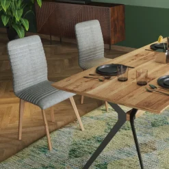 Shop Eetkamerstoel Lara Ecru Kasten|Stoelen