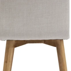 Shop Eetkamerstoel Lara Ecru Kasten|Stoelen
