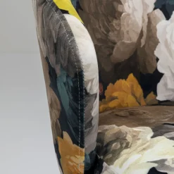 Store Eetkamerstoel Peony Flower Geel Kasten|Stoelen