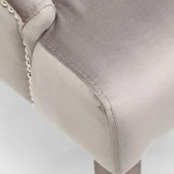 Cheap Eetkamerstoel Prince Fluweel Grijs Kasten|Stoelen