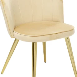Cheap Eetkamerstoel Princess Beige (set Van 2) Kasten|Stoelen