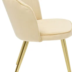 Cheap Eetkamerstoel Princess Beige (set Van 2) Kasten|Stoelen