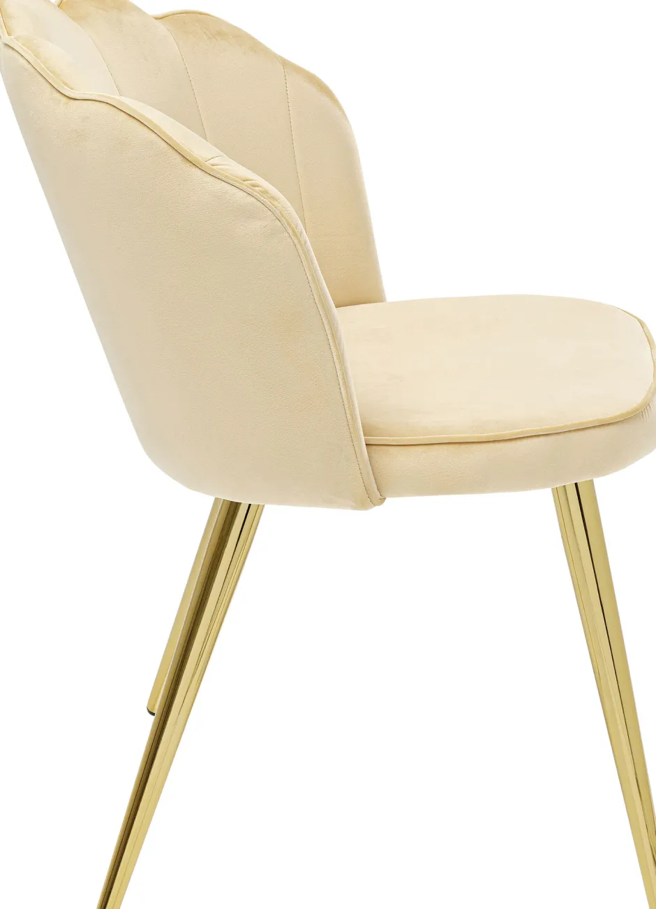 Cheap Eetkamerstoel Princess Beige (set Van 2) Kasten|Stoelen