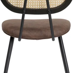 New Eetkamerstoel Rosali Brown Kasten|Stoelen