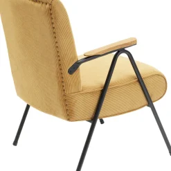 Fashion Eetkamerstoel Ryan Geel Kasten|Fauteuils
