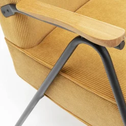 Fashion Eetkamerstoel Ryan Geel Kasten|Fauteuils