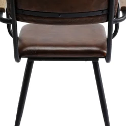 Cheap Eetkamerstoel Salsa Leather Brown Kasten|Stoelen