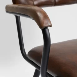 Cheap Eetkamerstoel Salsa Leather Brown Kasten|Stoelen
