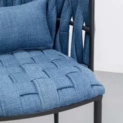 Sale Eetkamerstoel Saluti Blue Kasten|Stoelen