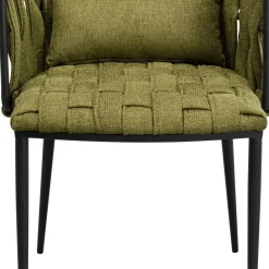 Sale Eetkamerstoel Saluti Dark Green Kasten|Stoelen