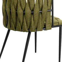 Sale Eetkamerstoel Saluti Dark Green Kasten|Stoelen