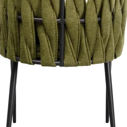 Sale Eetkamerstoel Saluti Dark Green Kasten|Stoelen