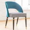 Cheap Eetkamerstoel Samantha Petrol Kasten|Stoelen