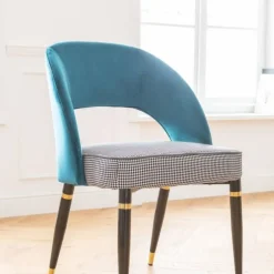 Cheap Eetkamerstoel Samantha Petrol Kasten|Stoelen