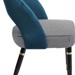 Cheap Eetkamerstoel Samantha Petrol Kasten|Stoelen