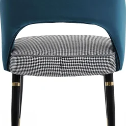 Cheap Eetkamerstoel Samantha Petrol Kasten|Stoelen