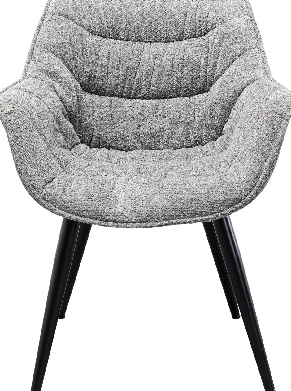 Clearance Eetkamerstoel Thelma Melange Grey Kasten|Stoelen