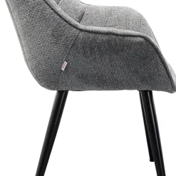 Clearance Eetkamerstoel Thelma Melange Grey Kasten|Stoelen