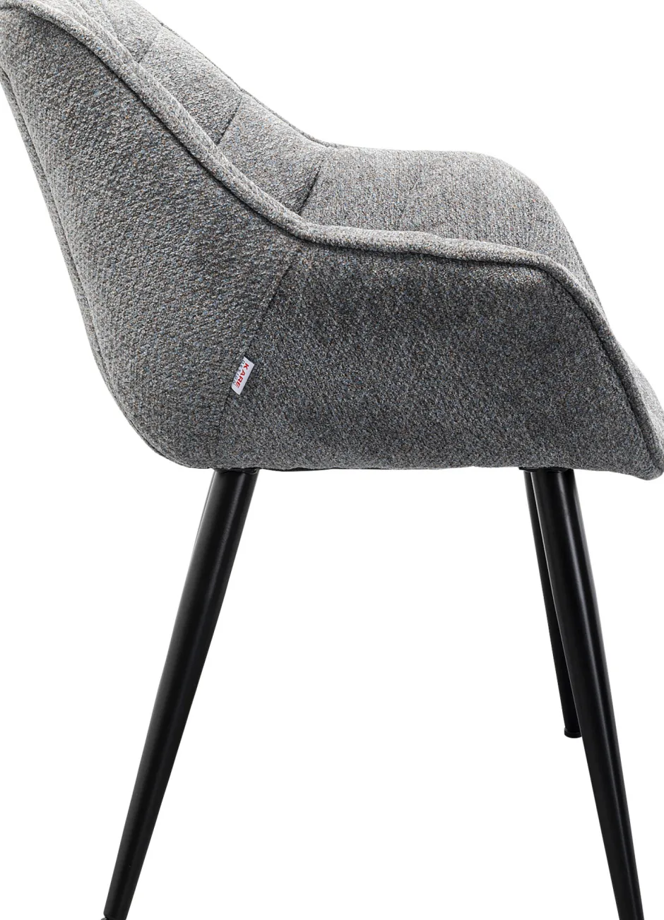 Clearance Eetkamerstoel Thelma Melange Grey Kasten|Stoelen