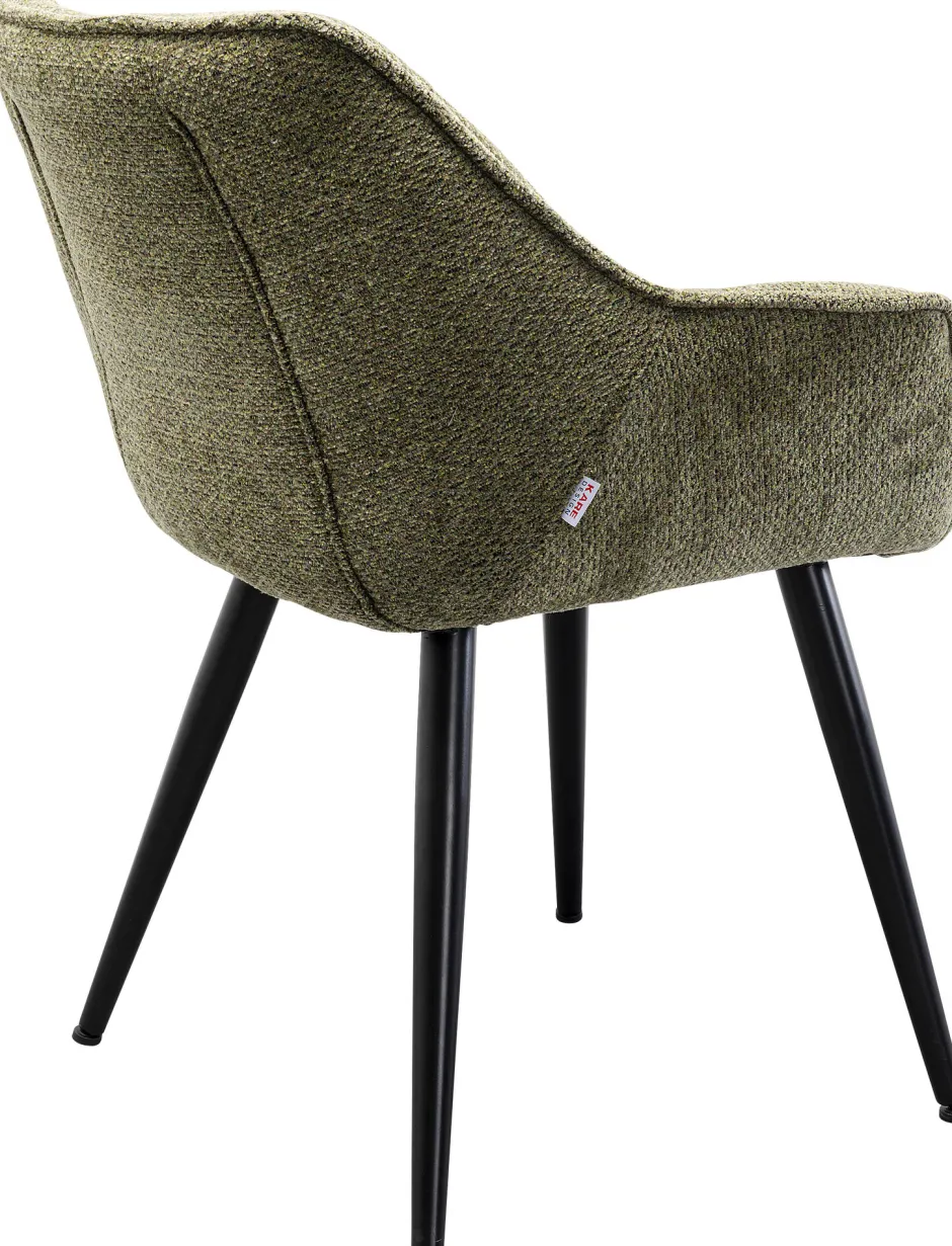 Cheap Eetkamerstoel Thelma Melange Green Kasten|Stoelen