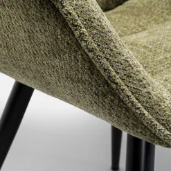 Cheap Eetkamerstoel Thelma Melange Green Kasten|Stoelen