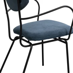 Online Eetkamerstoel Viola Blue Kasten|Stoelen