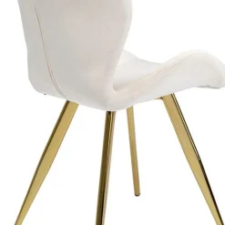 Fashion Eetkamerstoel Viva Creme Kasten|Stoelen