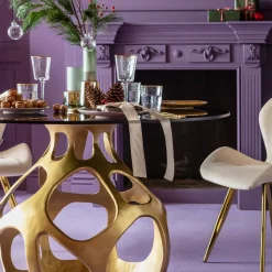 Fashion Eetkamerstoel Viva Creme Kasten|Stoelen