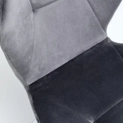 Hot Eetkamerstoel Viva Grijs Chroom Stoelen|Tuinmeubelen