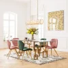 Clearance Eetkamerstoel Viva Roze Kasten|Stoelen