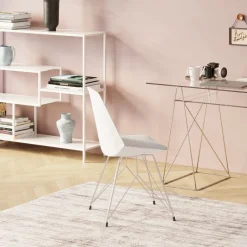 Cheap Eetkamerstoel Wire Wit Kasten|Stoelen