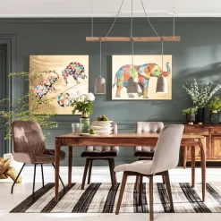 Outlet Eettafel Brooklyn Nature 200x100cm Kasten|Tuinmeubelen