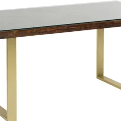 Store Eettafel Conley Messing 160x80cm Kasten|Tafels