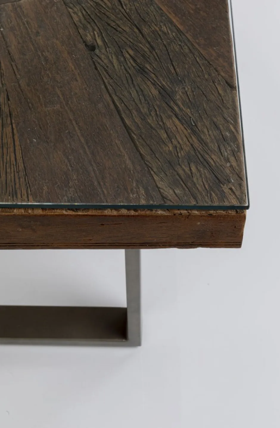 Cheap Eettafel Conley Ruwstaal 180x90cm Kasten|Tafels