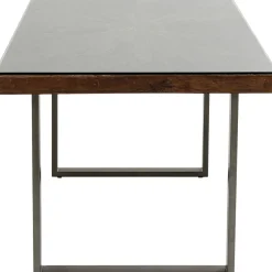 Cheap Eettafel Conley Ruwstaal 180x90cm Kasten|Tafels